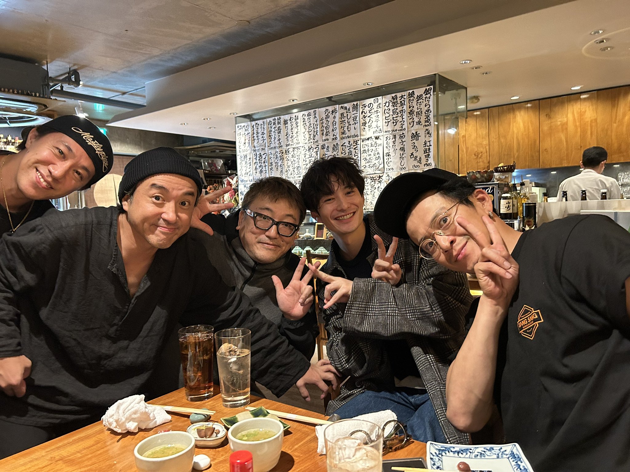 ムロツヨシ、福田雄一、小栗旬、岡田将生の画像　