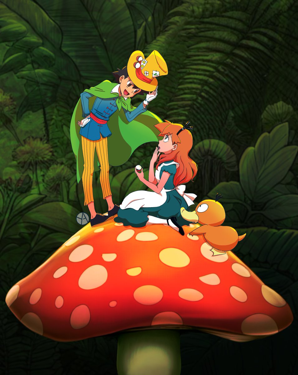 Yachan_joy's tweet photo. Day 6 #pokeshippingweek2024 : Disney Au

Pokemon x Alice in wonderland

Qui una breve trama della storia: https://t.co/XHHqzaM5Vz

#pokeshippingweek #pokeshipping #ashxmisty #pokemon #disneyau #mistypokemon #ashpokemon #satokasu https://t.co/E3A6cH1k8O
