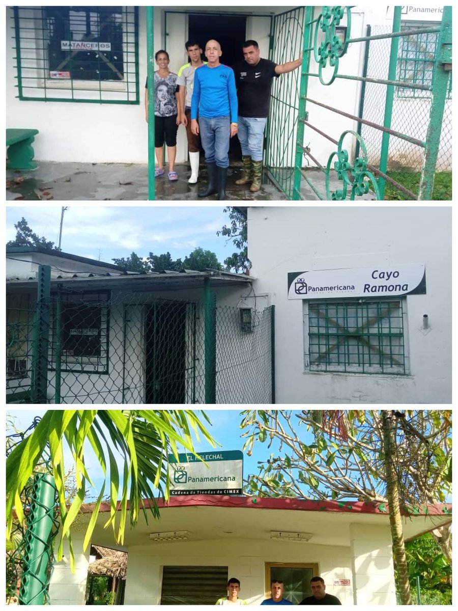 mtzcimex1's tweet photo. 👉 Ya nos llegan las primeras imágenes📸 donde directivos de la #UEBJovellanos realizan recorrido por territorio cenaguero para evaluar las afectaciones de las instalaciones de #Cimex, después del paso del🌪️ #HuracánRafael.
.
#Cimex #Cuba
#PuntosDeVentas #ElHelechal #CayoRamona https://t.co/faloiNM37q
