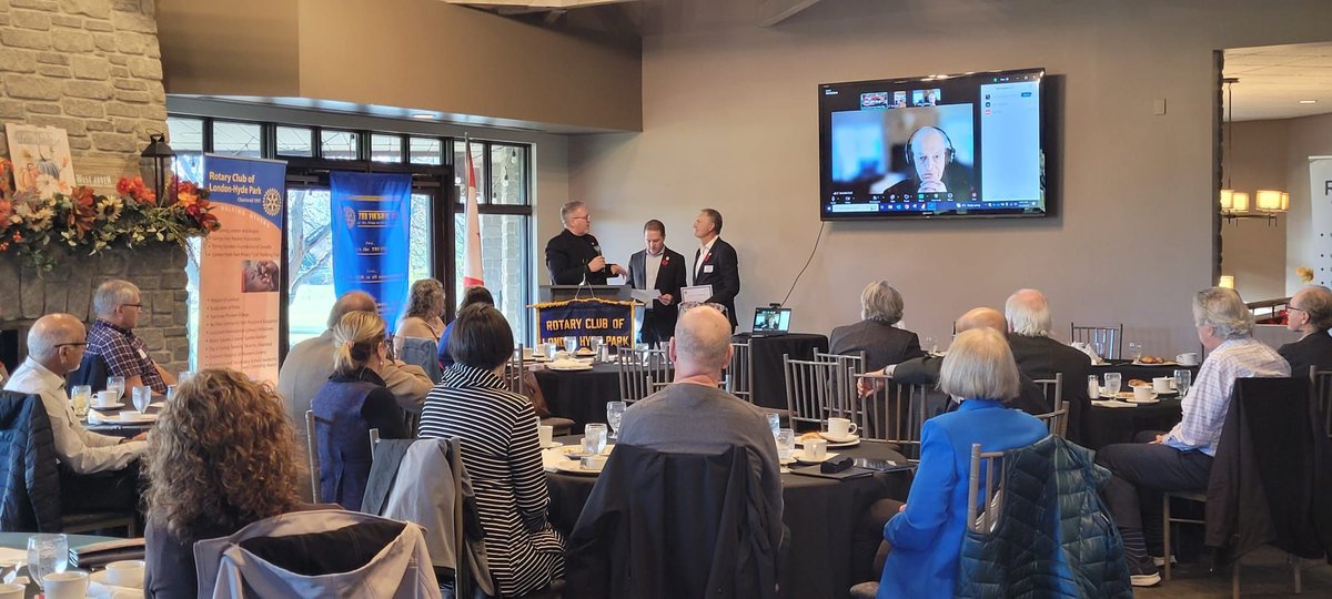 HydeParkRotary (@hyderotary) on Twitter photo Today's Rotary/Hyde Park BIA Breakfast with Mayor Josh Morgan and Councillor Steve Lehman: Addressing Londonβs Key Issues in front of an audience of over 40 attendees, showcasing the collaboration between our club, the BIA, and the excellent facilities at <a href="/westhavengolf/">West Haven Golf</a> #ldnont Today's Rotary/Hyde Park BIA Breakfast with Mayor Josh Morgan and Councillor Steve Lehman: Addressing Londonβs Key Issues in front of an audience of over 40 attendees, showcasing the collaboration between our club, the BIA, and the excellent facilities at <a href="/westhavengolf/">West Haven Golf</a> #ldnont