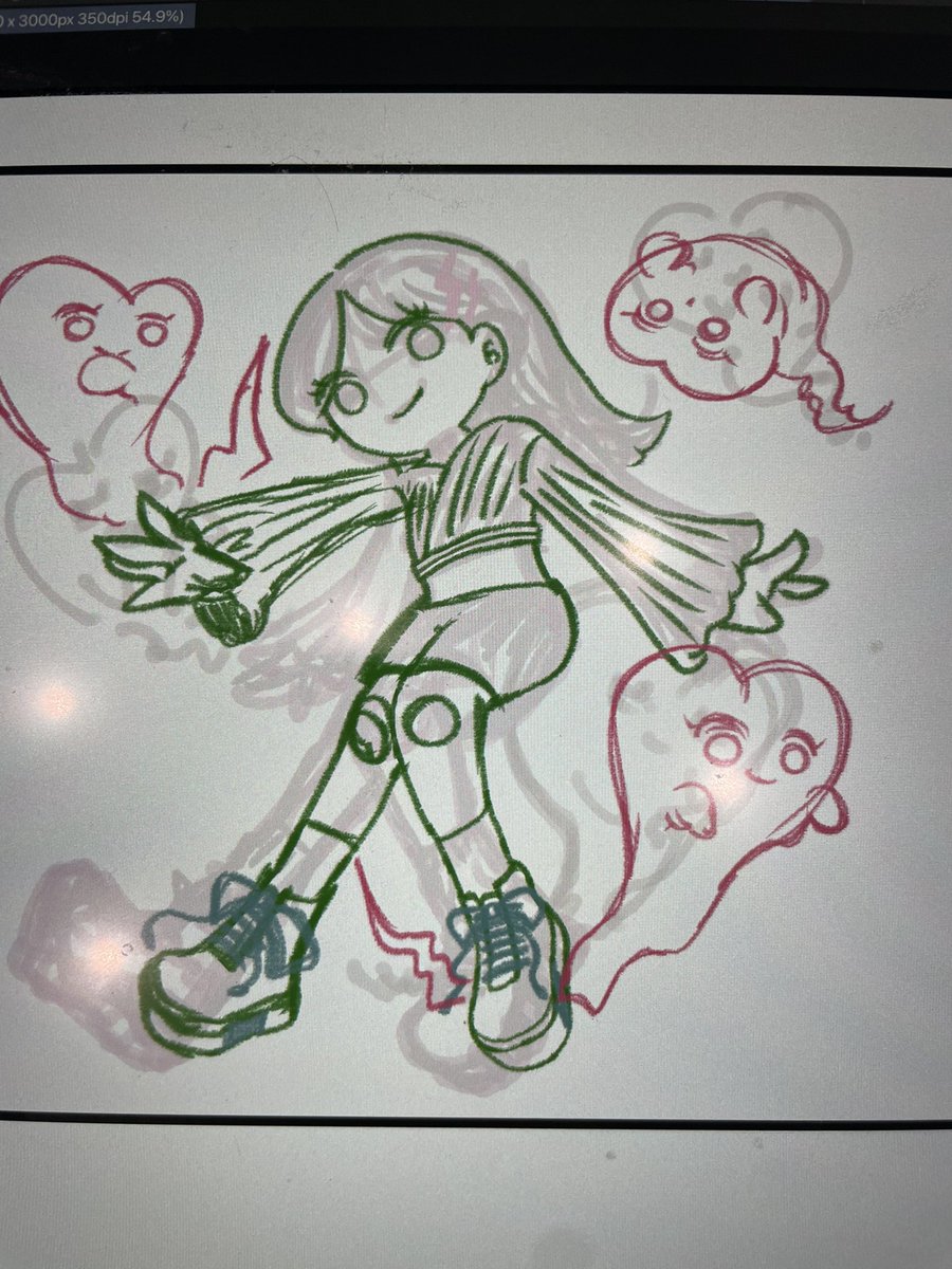 mocha_illust's tweet image. 進んだよ～～✍🏻 #wip