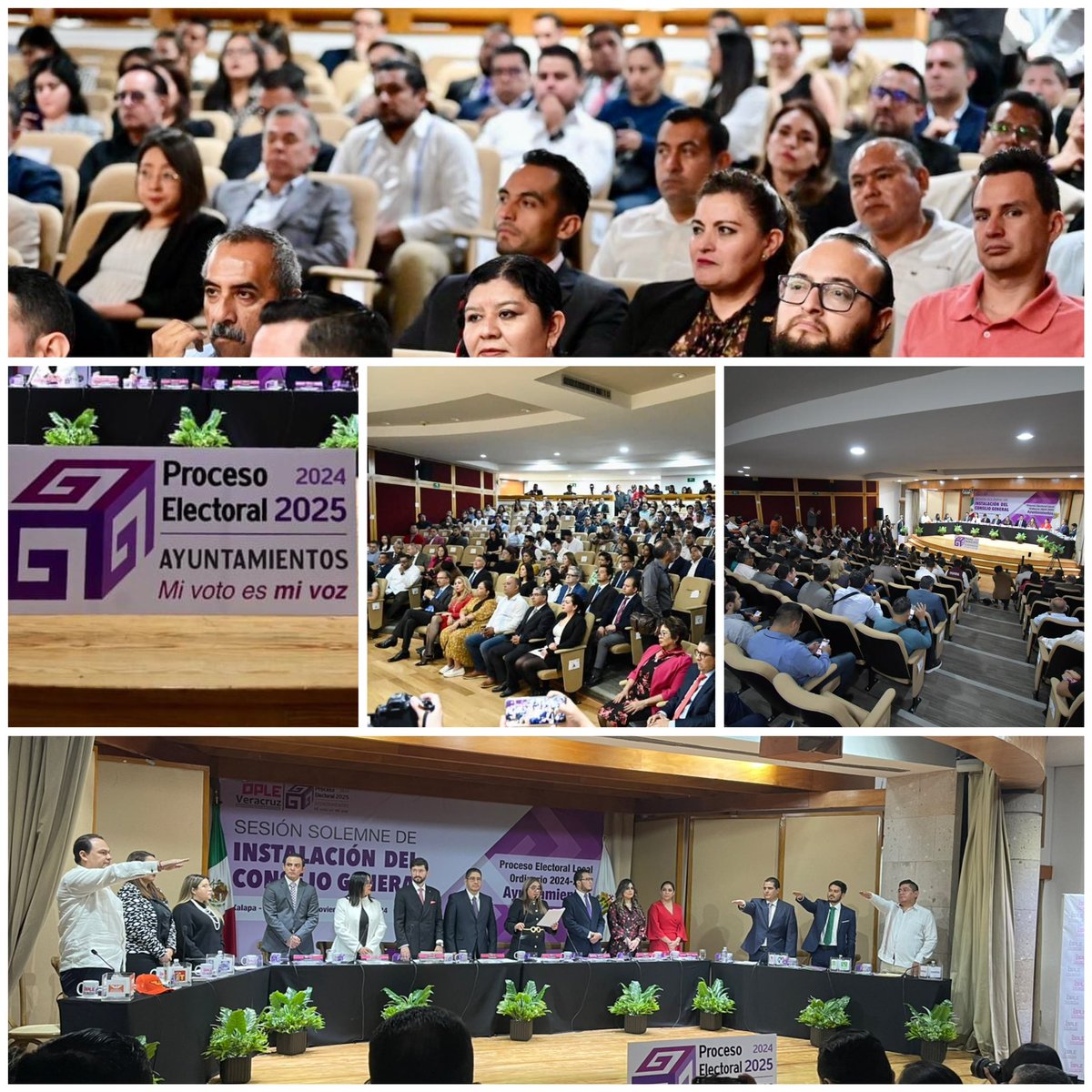 Santiago_strada's tweet image. Un gusto estar presente, en la Sesión Solemne del Consejo General del #OPLE donde se realizó la instalación del Proceso Electoral Local Ordinario 2024-2025, con motivo de la renovación de los 212 Ayuntamientos de la entidad. #GOBERNACIÓN