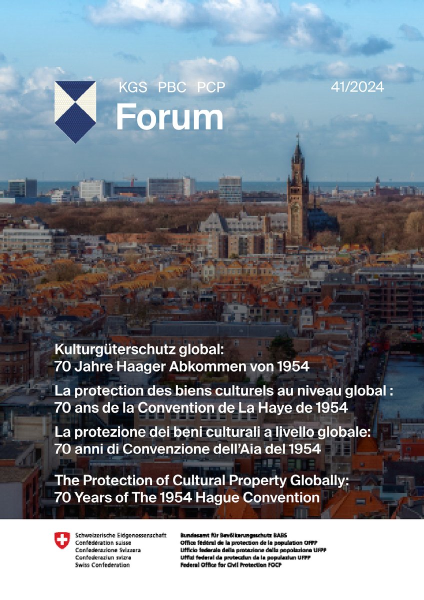 La nouvelle édition du Forum PBC, consacrée au thème captivant « La protection des biens culturels au niveau global : 70 ans de la Convention de La Haye de 1954 », est là ! Elle peut être téléchargée dès à présent sur le site Internet sous « Publications sur la protection des
