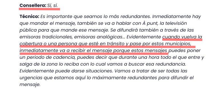Pensábamos nada podía ser peor que la Consejera reconociendo que no conocía el sistema de alertas a los móviles hasta minutos antes de enviar el mensaje. 

Agarráos.

Parece ha mentido para tapar que una hora antes ya estaban planteándose utilizarlo.
cadenaser.com/nacional/2024/…