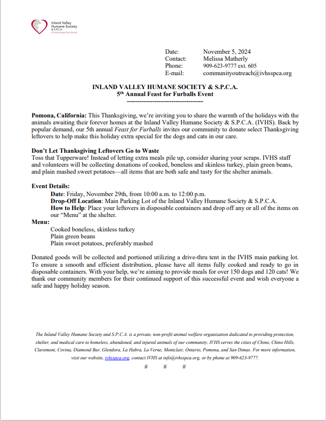 IVHS & SPCA tweet media