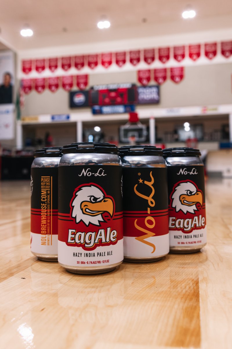 ICYMI - Join us this Saturday at 11AM for a limited release of No-Li Brewhouse's EagAle at the No-Li Bier Hall! Only 400 six-packs are available. 🦅🍺

#GoEags