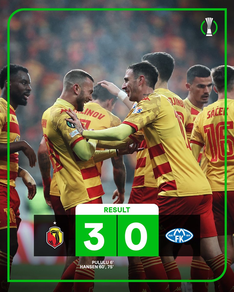 Jagiellonia keep their 100% winning record intact 😮‍💨

#UECL | <a href="/Jagiellonia1920/">Jagiellonia Białystok</a>