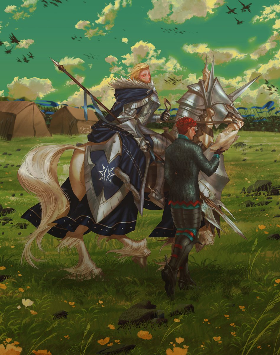 dewborb's tweet image. king and margrave 
#FE3H #FireEmblemThreeHouses