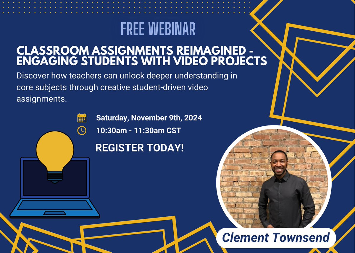 Want to boost student motivation?  Research shows students thrive with engaging, relevant tasks. Video assignments make learning come alive and you don’t need any special equipment! 

Join my free webinar to learn more!

Register here: forms.gle/kBiELkcRQiPWHZ…

#teachersofx