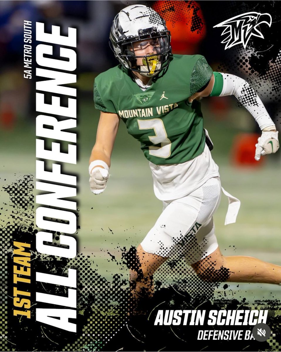 Austin Scheich ยณ (@austin_scheich) on Twitter photo Grateful to have been chosen all conference for the second year in a row. Couldnโt have done it without my teammates and coaches. <a href="/VistaGridiron/">Mountain Vista High School Football</a> Grateful to have been chosen all conference for the second year in a row. Couldnโt have done it without my teammates and coaches. <a href="/VistaGridiron/">Mountain Vista High School Football</a>