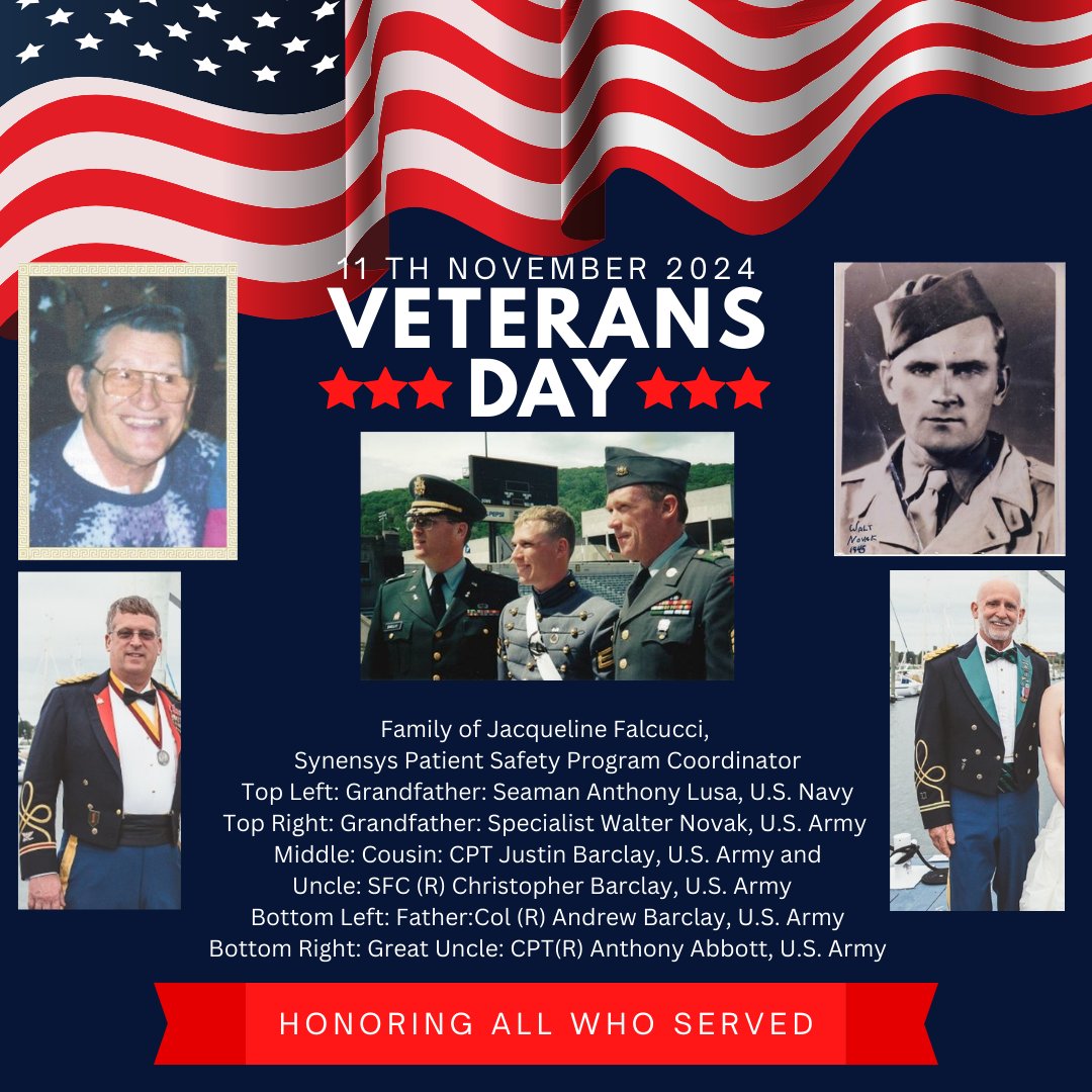 SynensysGlobal's tweet photo. As a Service Disabled Veteran Owned Small Business, we are proud to have many Veterans on our team so we take this opportunity to honor them &amp; their family members who have served. THANK YOU to all veterans for your service, sacrifice and devotion to our country and freedom! https://t.co/uVNdeJI9dt