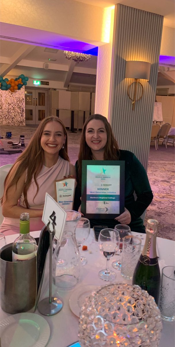 Delighted for our Students Services team- winners of Next Generation Initiative ⁦at Causeway Coast &amp; Glens People Awards- well deserved 👏👏#CCAGPEOPLEAWARDS