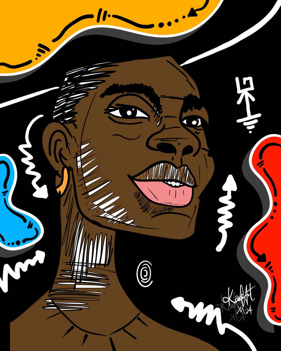 Demigodkad's tweet photo. I'm Kad from Nigeria, and this is my art 💛. https://t.co/z8BgAU4Tj3