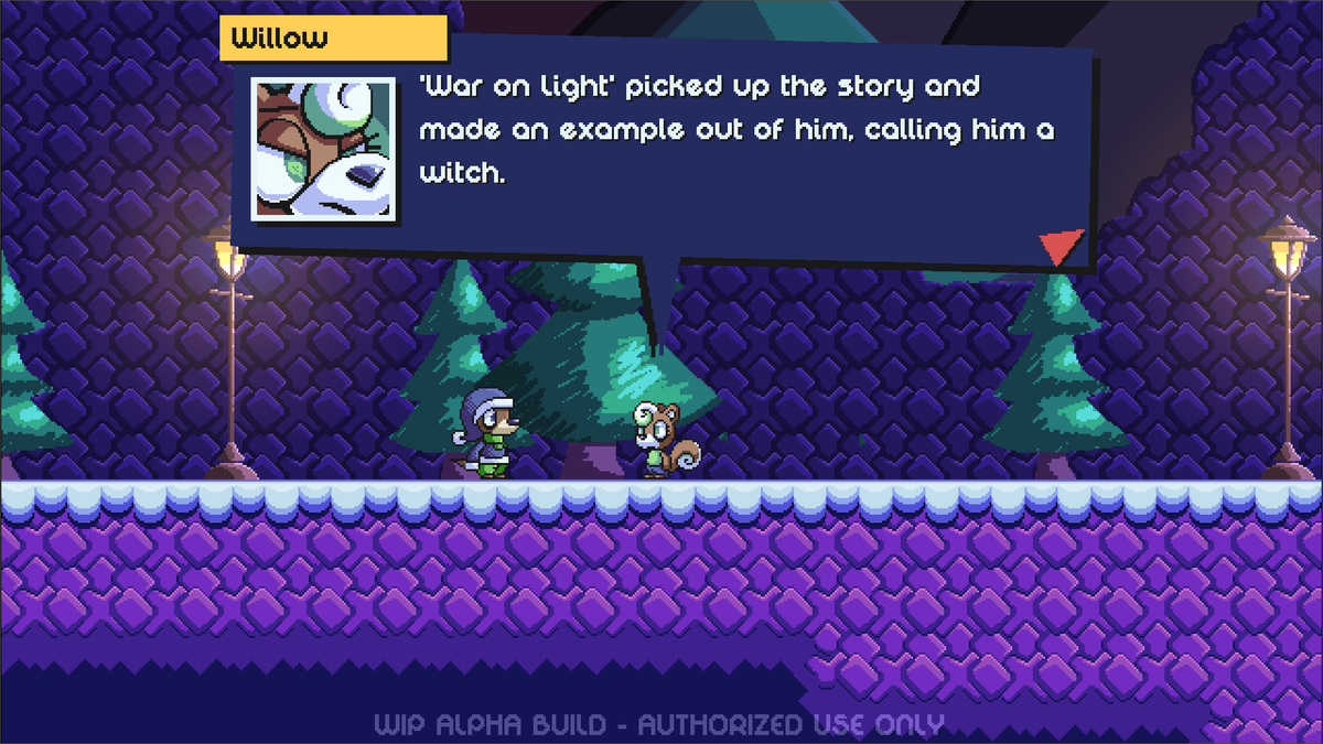 MeanderForth's tweet photo. Seems like everyone is talking about this "War on Light" show. What does that have to do with the festival?

#meanderforth #gamedev #indiegame #godotengine #dialog https://t.co/lRUxvHHApO