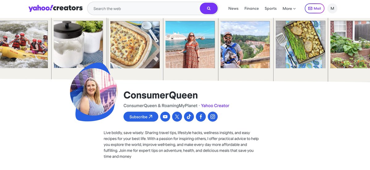 I am excited to announce that I am officially a Yahoo Creator. I will be writing about travel, food and lifestyle.   I just got my profile set up and working on my first post: yahoo.com/creators/consu… #yahoocreator #travelinfluencer #travelwriter #blogger