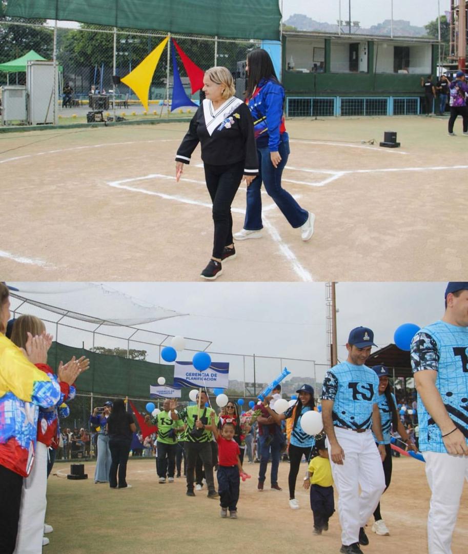 La Inspectora General de Tribunales, Gladys Requena, junto a trabajadoras y a trabajadores del órgano auxiliar, participó en la inauguración de los Juegos Deportivos 2024, del Tribunal Supremo de Justicia a propósito de la celebración de su 25 aniversario.