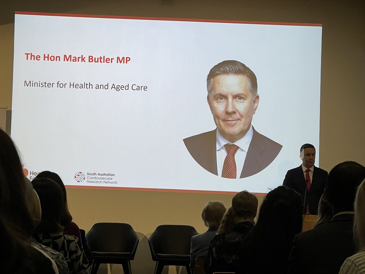 Claire Roberts (@clairetroberts) on Twitter photo Excited to be speaking today at the #SACVRN cardiovascular showcase Supported by <a href="/heartfoundation/">Heart Foundation</a> Thanks Heather for sharing your lived experience & <a href="/Mark_Butler_MP/">Mark Butler MP</a> tells us about changing life expectancy with CV disease incidence & treatment innovations <a href="/Flinders/">Flinders University</a> Excited to be speaking today at the #SACVRN cardiovascular showcase Supported by <a href="/heartfoundation/">Heart Foundation</a> Thanks Heather for sharing your lived experience & <a href="/Mark_Butler_MP/">Mark Butler MP</a> tells us about changing life expectancy with CV disease incidence & treatment innovations <a href="/Flinders/">Flinders University</a>