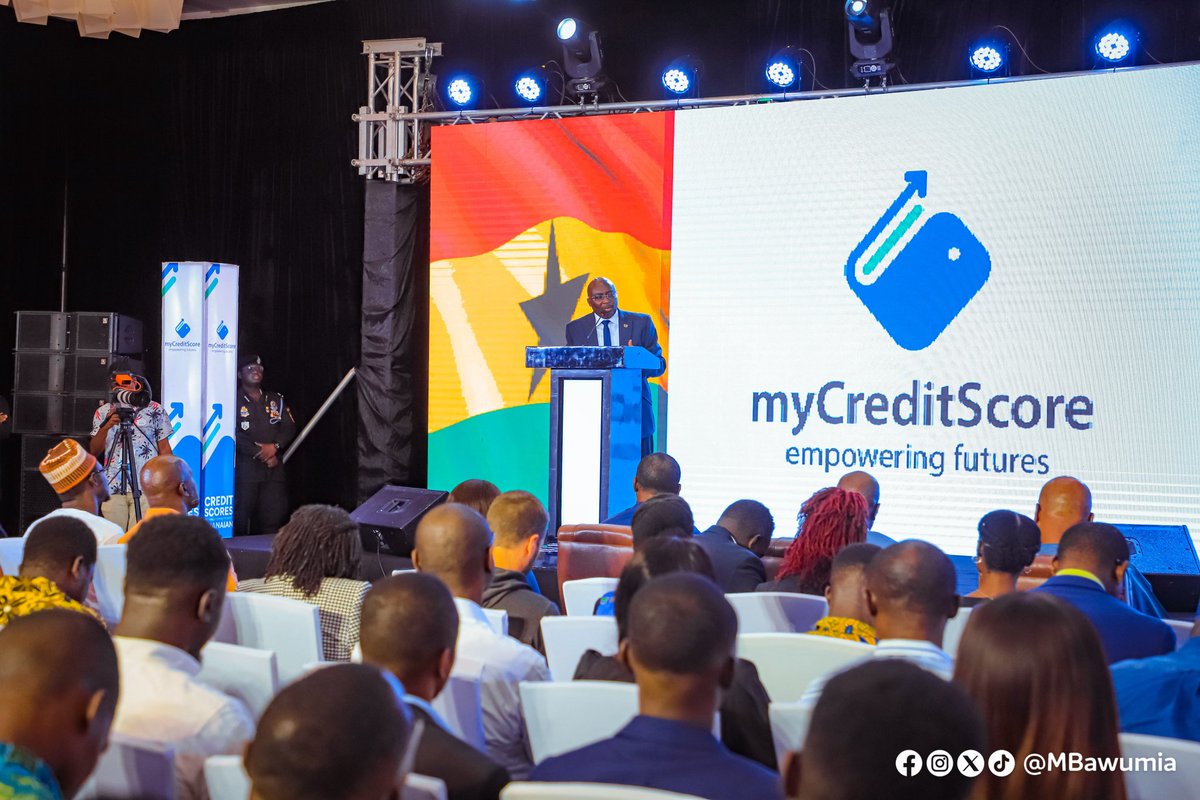 Ghana1992's tweet photo. #Mycreditscores launched by Dr. @MBawumia
Systems build nations https://t.co/zB9TJVPL9o