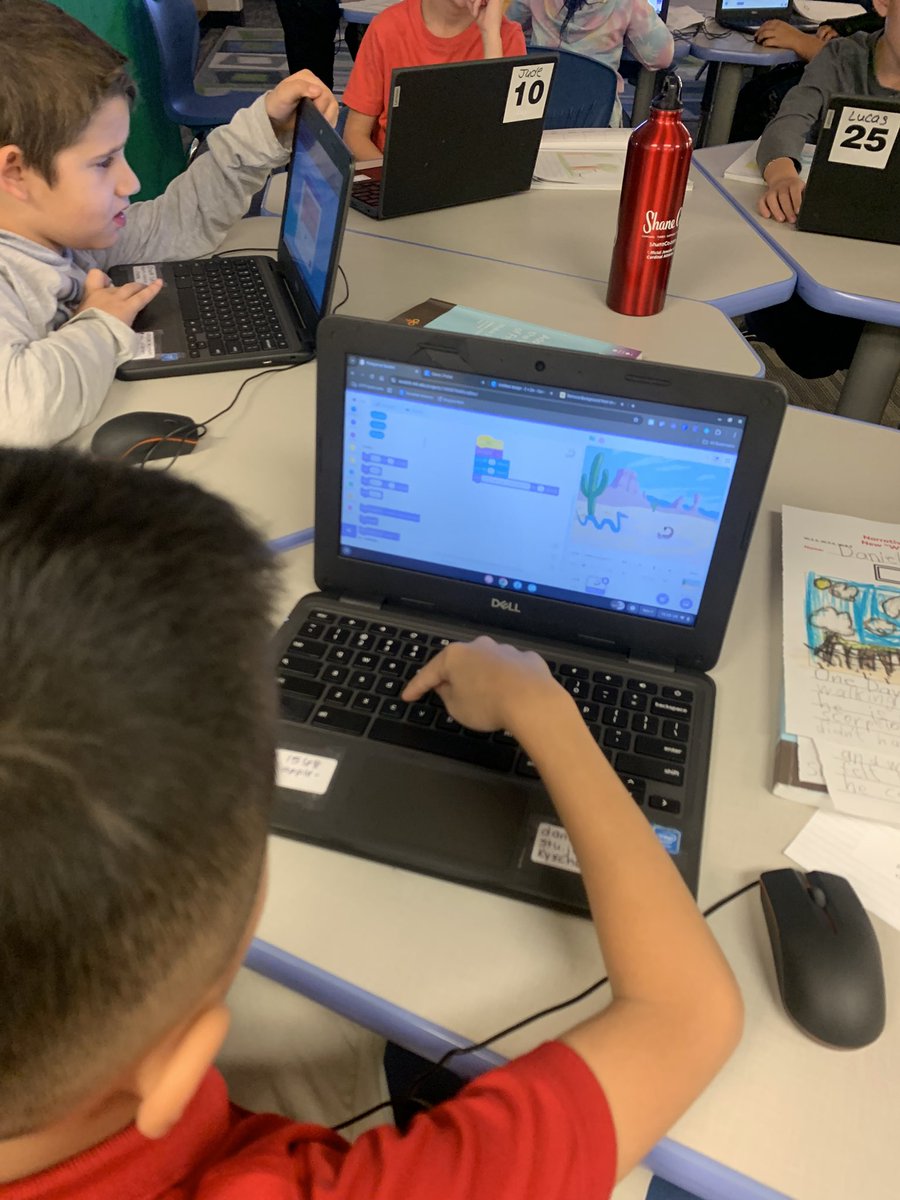 cindy_hundley's tweet image. These @GutermuthES 3rd graders animated their #Pourquoi stories using @scratch coding. Stay tuned! @ELeducation @JCPS_LMS @JCPS_LMS @JCPSDigIn #jcpsdigin
