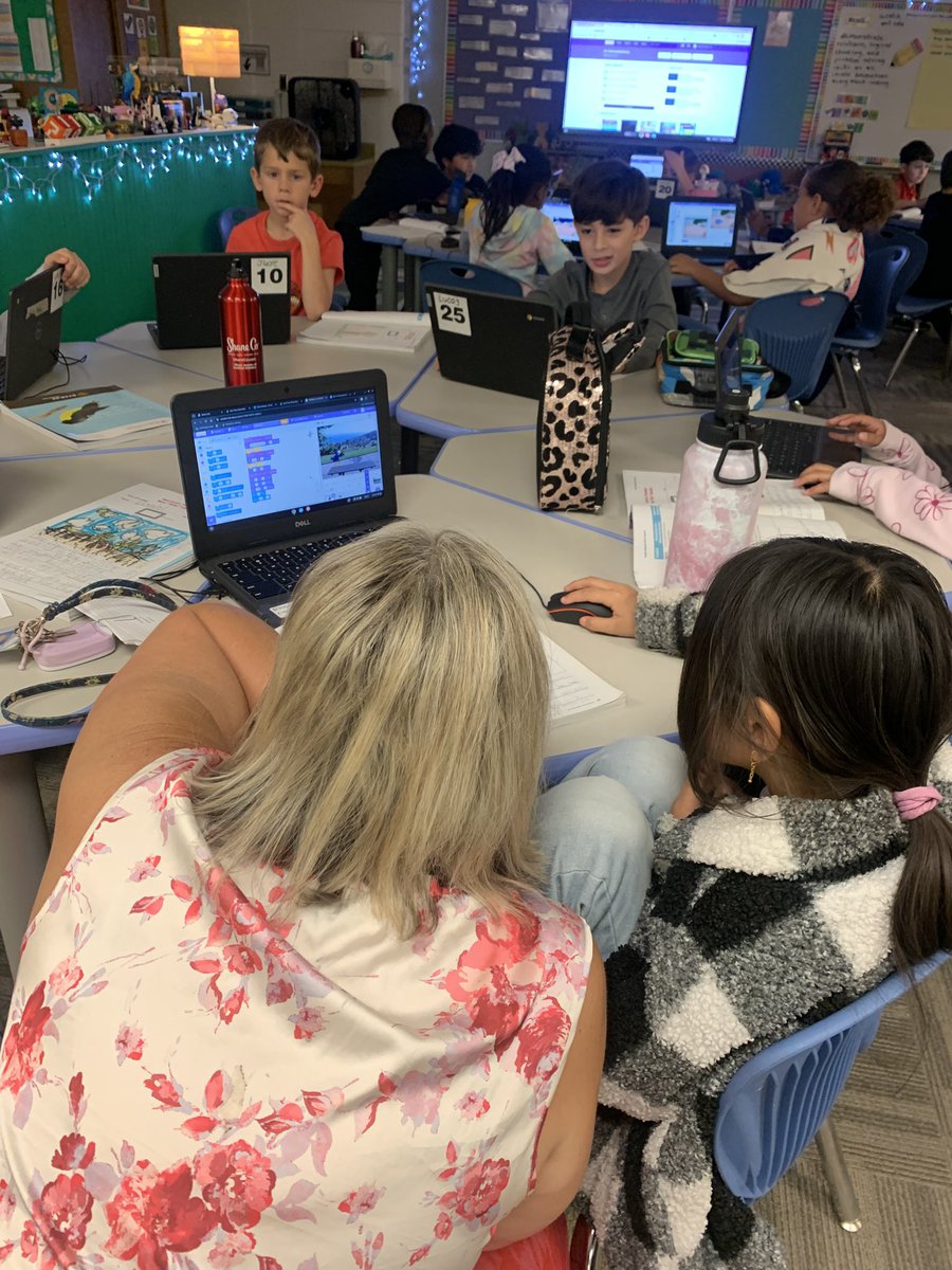 cindy_hundley's tweet image. These @GutermuthES 3rd graders animated their #Pourquoi stories using @scratch coding. Stay tuned! @ELeducation @JCPS_LMS @JCPS_LMS @JCPSDigIn #jcpsdigin