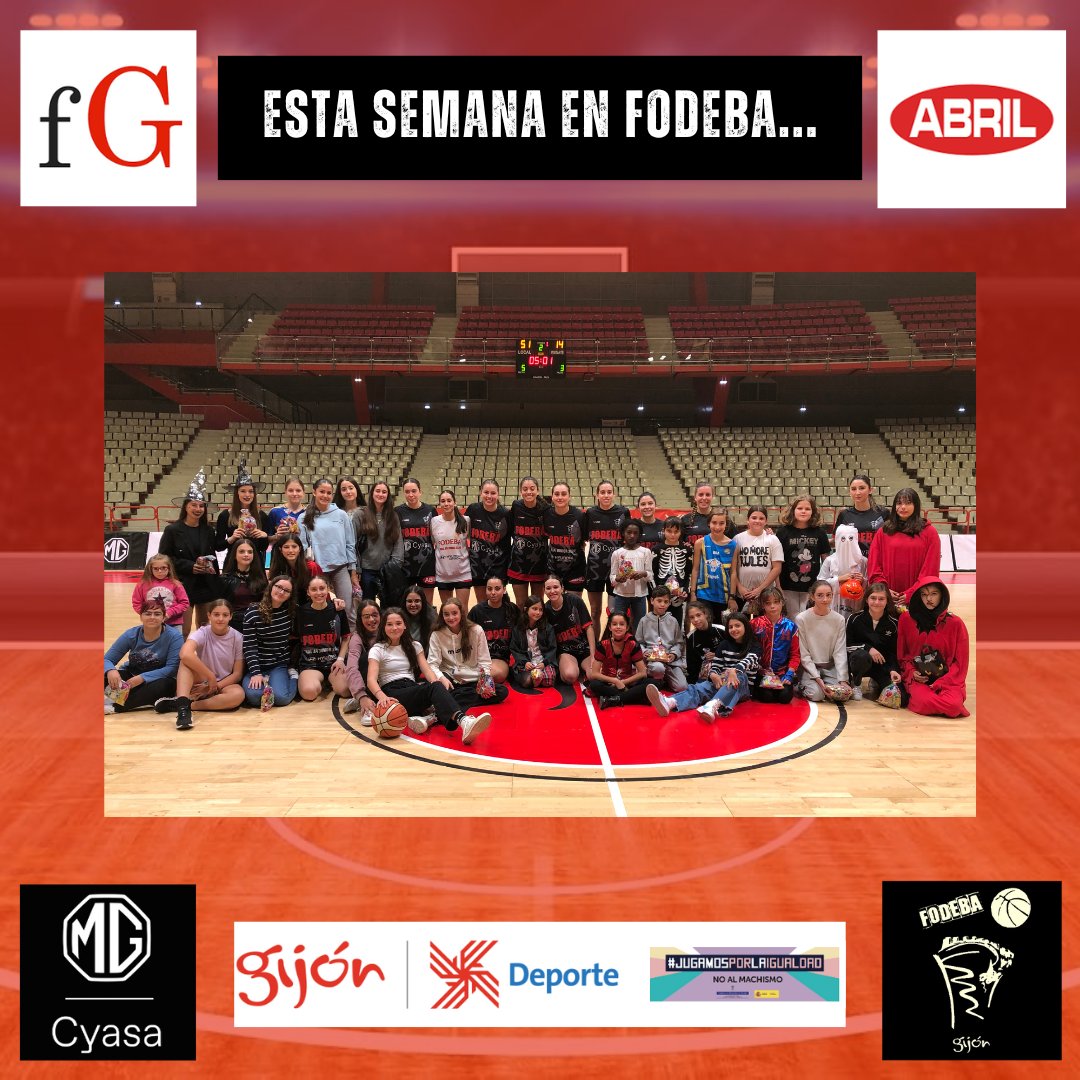 fodebagijoncdb's tweet photo. 📅ESTA SEMANA EN FODEBA...📅

El pasado viernes celebramos Halloween durante el partido del Nacional. Fue una gran tarde en el que vimos a muchas niñas de la cantera con unos disfraces de miedo 👻

#123FODEBA #CarácterRojinegro 🔴⚫️ https://t.co/tlm0hN6QWd