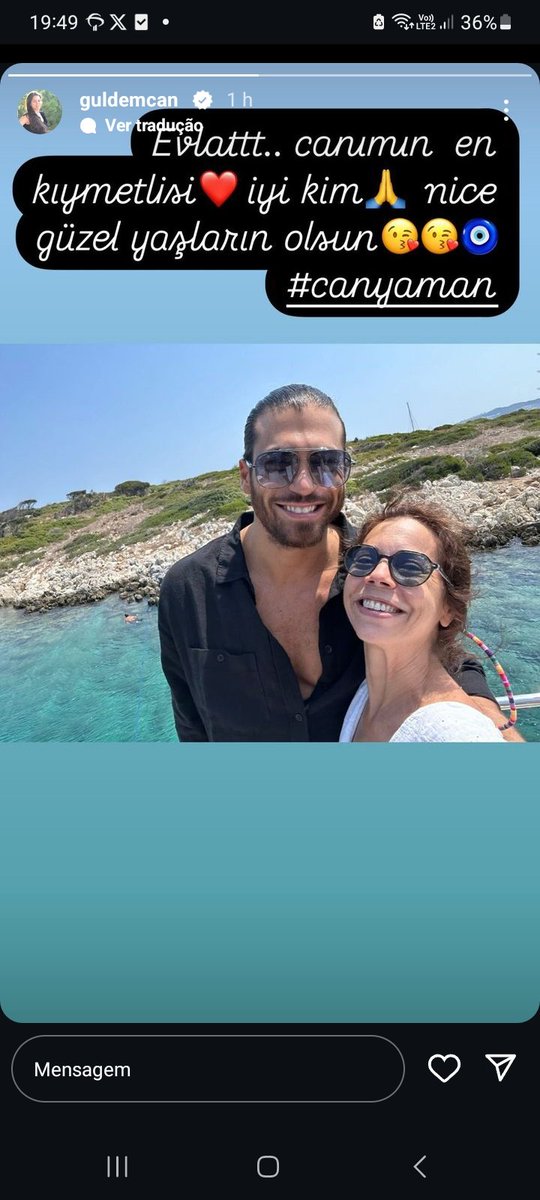 Mama Guldem parabenizando nosso bebek!!!  Ó filho amado!!💫✨️
#CanYaman