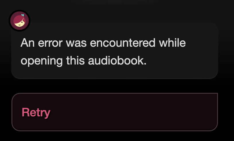 eu_steph's tweet photo. @LibbyApp is everything ok? this is only happening to one specific book 😭 https://t.co/gcUnzQhuvf