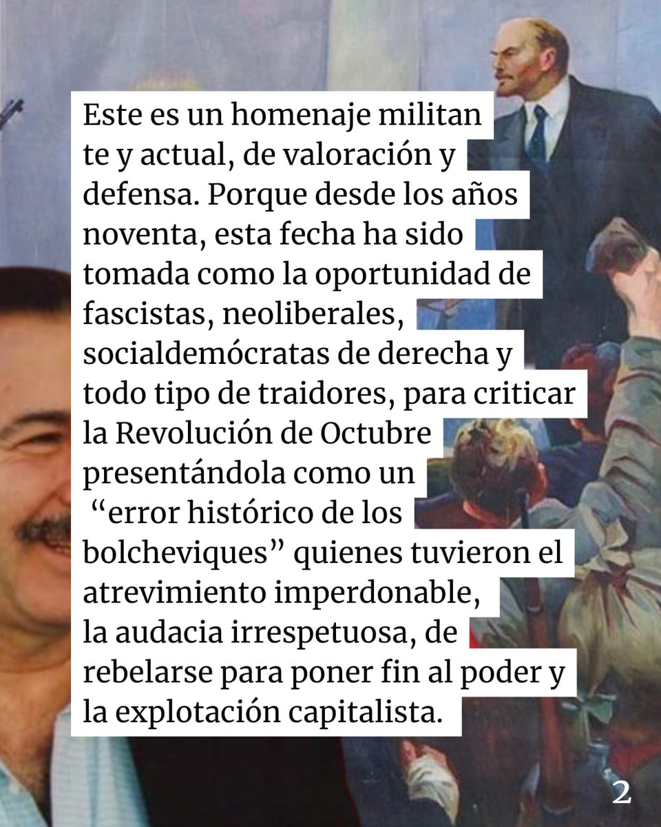 pcaarg's tweet photo. #ElPuebloAlPoder
✊ Aniversario de la Revolución Rusa
🟥 Aniversario de la Revolución que sigue inspirando la lucha por el fin de la explotación y el avance del socialismo en todo el mundo.
👇 https://t.co/1uzxmit5YK
