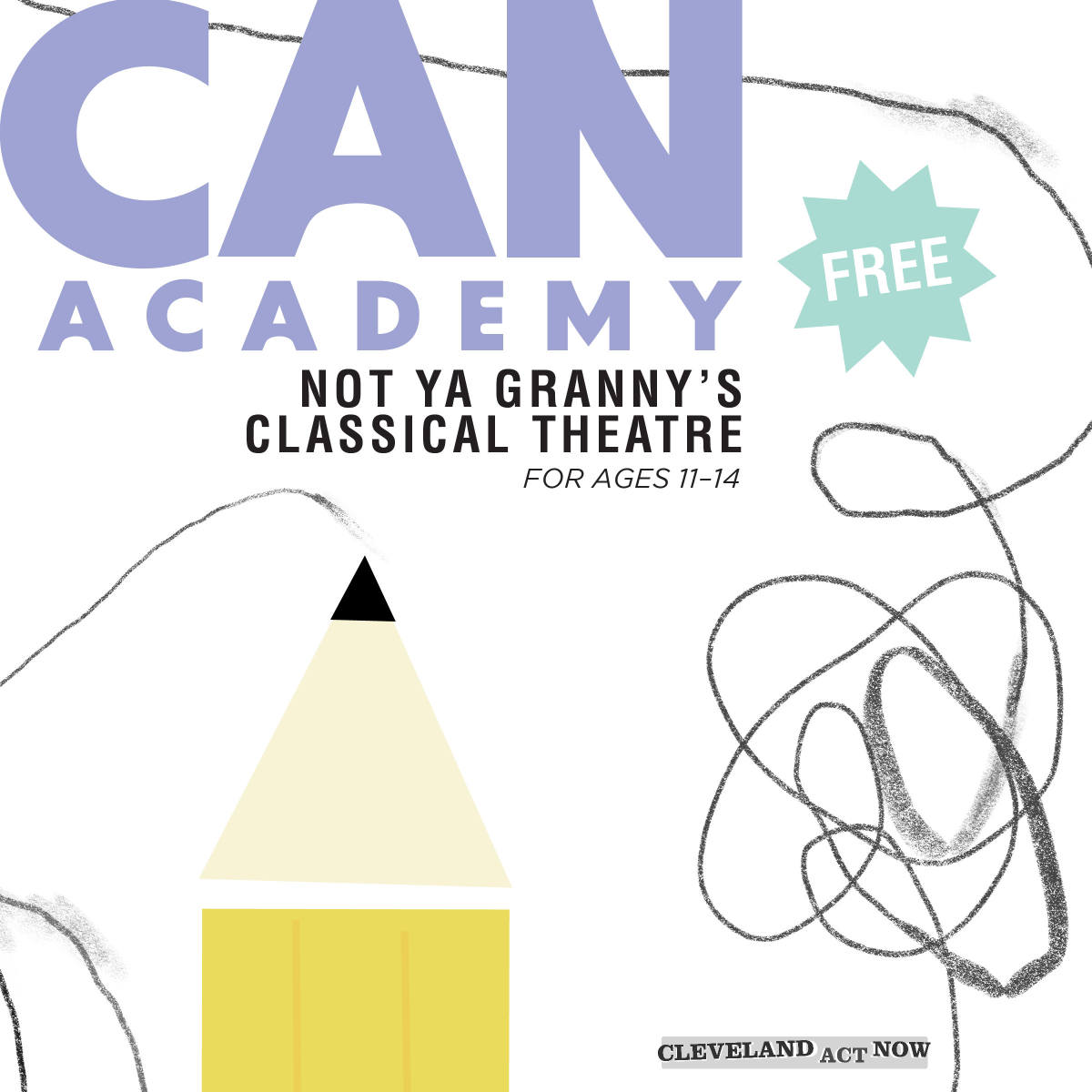 Winter Session for CAN Academy, our on-site education program, starts in December. Applications are due Nov 29! Two separate, NO-COST programs teach acting, imagination, and collaborative storytelling to youth ages 7-10 &amp; 11-14. Find applications in our bio!