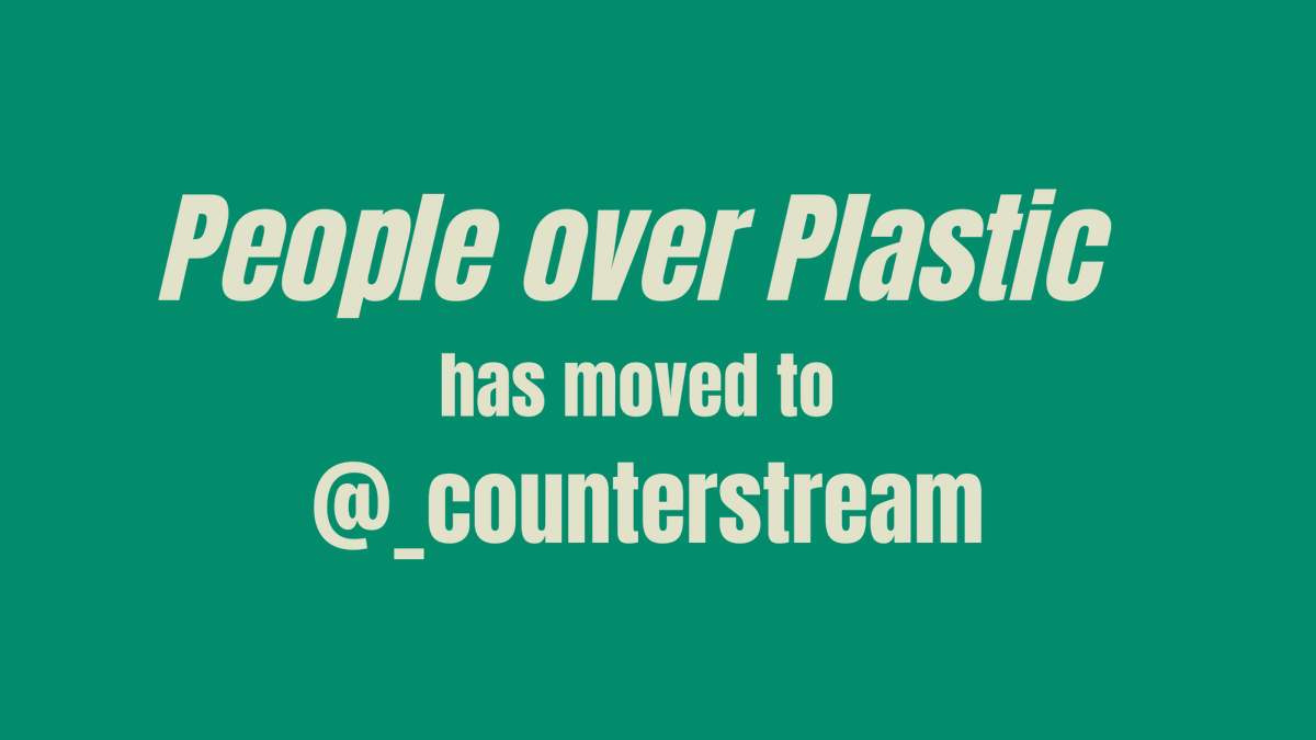 People Over Plastic tweet media