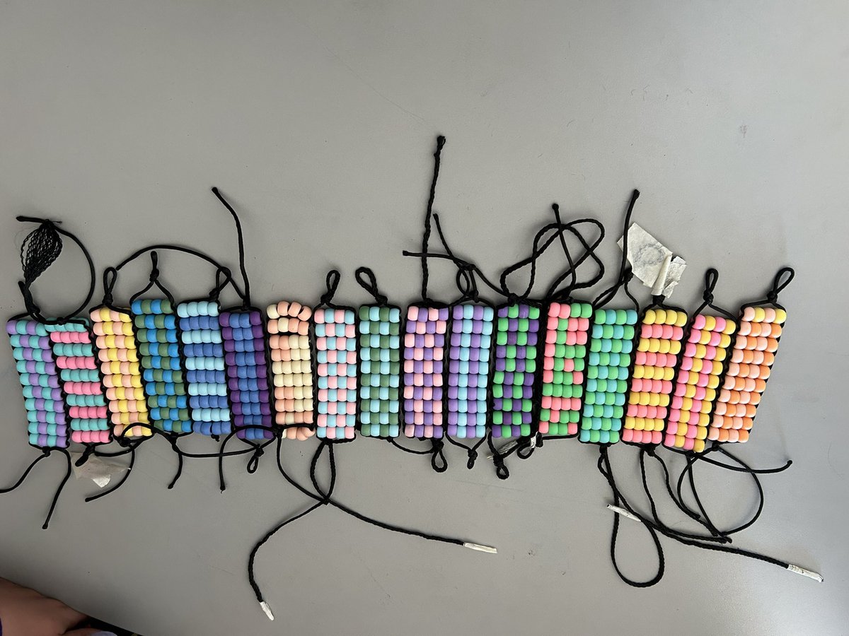 Grade 3s <a href="/stmhagersville/">St. Mary's School</a> recognized treaties week by learning about, and creating their own wampum belts. Each with their own story of values.