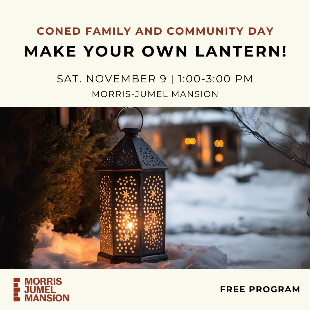 MorrisJumel's tweet photo. Join us at Morris-Jumel Mansion on our November ConEd Family and Community Day for a captivating tin punch lantern activity! 

https://t.co/oyLVKCPTUM 

#NYCMuseum #FreeActivity #WashingtonHeights #NYCHistory #HistoricHouse https://t.co/8BXmXfdLgQ