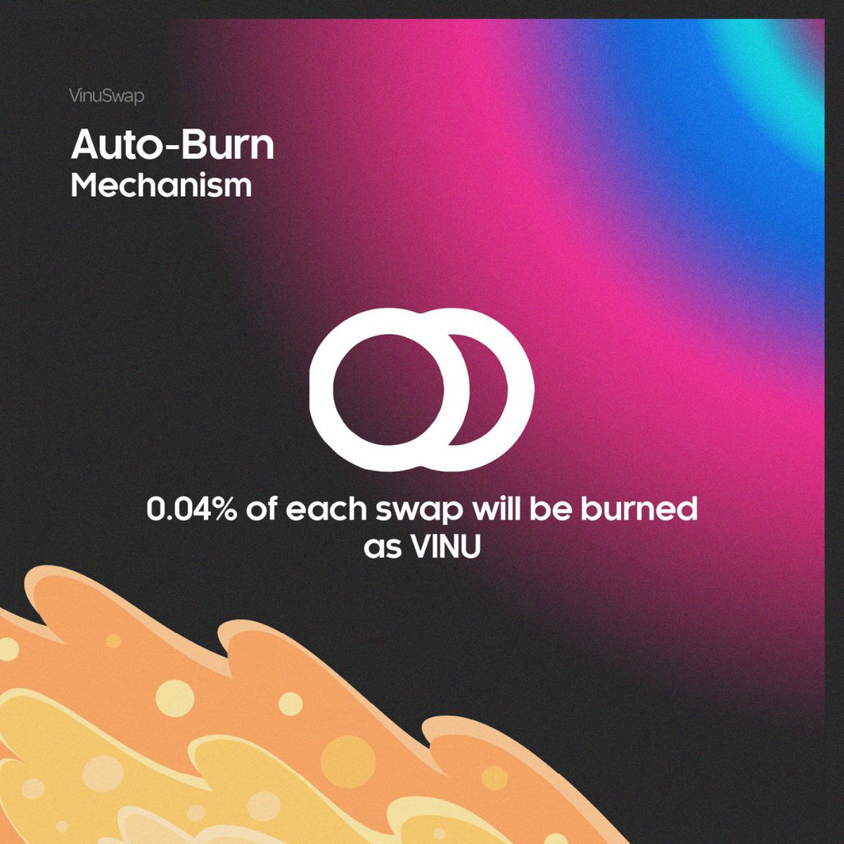 🚀 As we gear up for the new #VinuSwap upgrade, here’s your reminder;

Every swap auto-burn 0.04%, slashing supply and cranking up the burn rate! 🔥

#Crypto #DeFi #VINU #burn