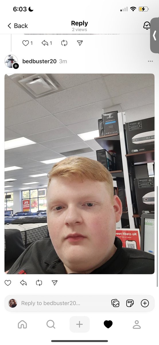 Hey so pls make sure this dude’s employer knows that he’s a fascist.

He’s been harassing and commenting on all my posts. Let his employer know how good of a Trumpie he is. 💕

I don’t want violence. Only accountability.