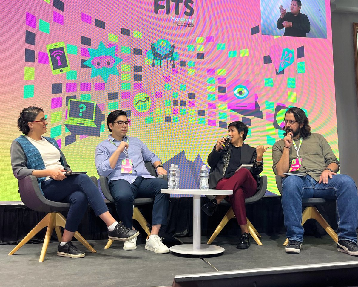 ¡Ha sido maravilloso participar! 
Esta tarde, nuestra directora @tatianafd estuvo moderando el panel "Los desafíos de la innovación pública", donde se compartieron ideas clave para avanzar hacia una transformación del sector público, <a href="/emartinborregon/">Edu Martín-Borregón</a>, Ximena Rodríguez <a href="/juanpabloe/">Juan Pablo Escobar Luque</a>