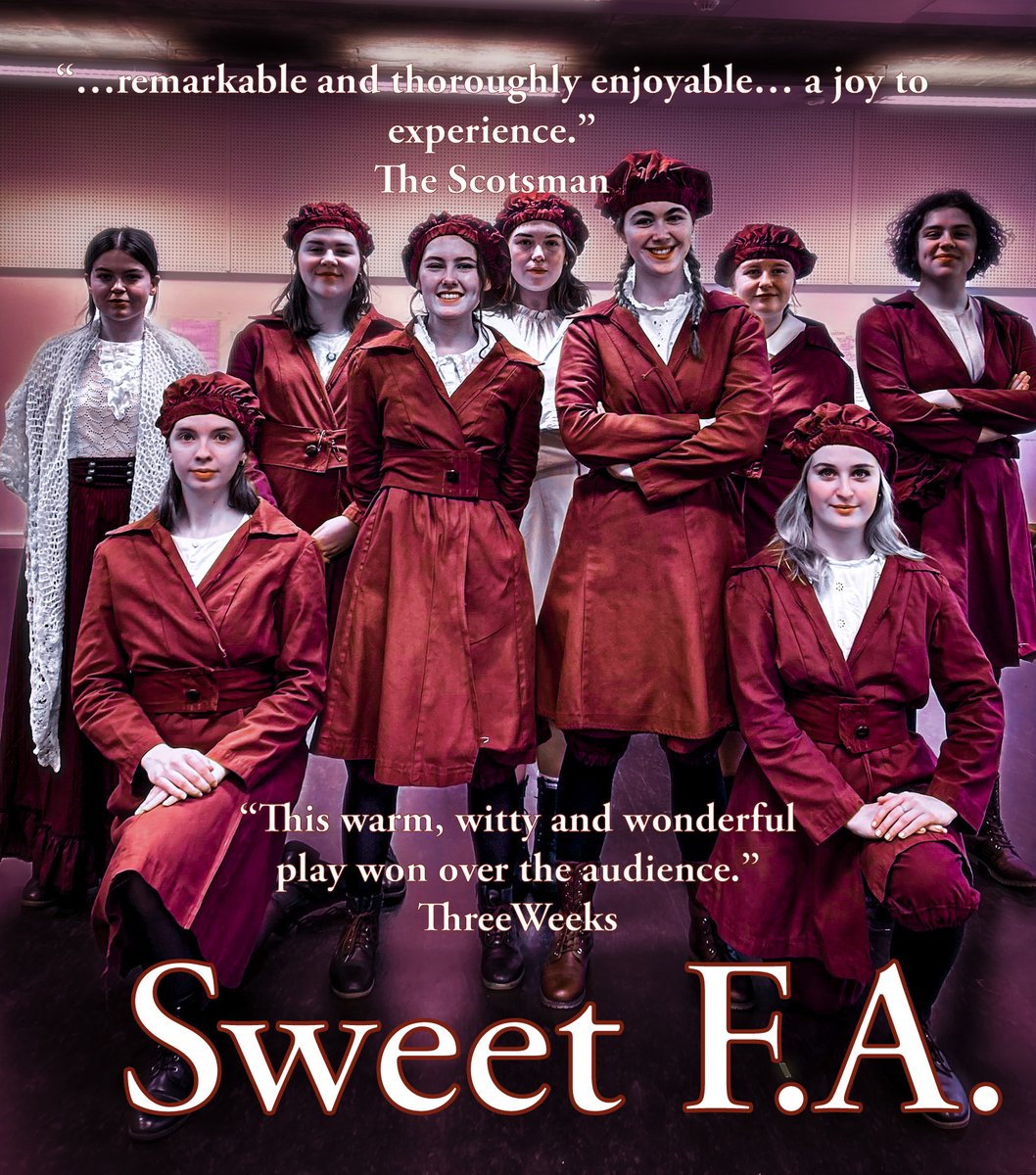 Two Halves Productions (@twohalvesprod) on Twitter photo Opens on Monday!
Get yourselves along to this joyous play with music - something for everyone - packed with <a href="/JamTarts/">Heart of Midlothian FC</a> references, Edinburgh history and tons of Scottish football banter.
🎟️🎟️🎟️universe.com/users/heart-of… Opens on Monday!
Get yourselves along to this joyous play with music - something for everyone - packed with <a href="/JamTarts/">Heart of Midlothian FC</a> references, Edinburgh history and tons of Scottish football banter.
🎟️🎟️🎟️universe.com/users/heart-of…