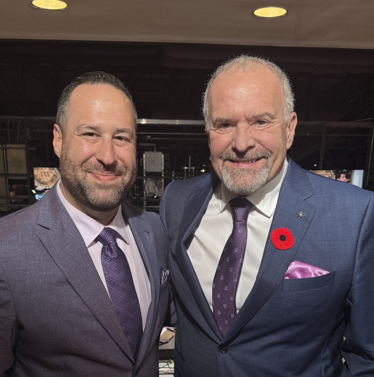 EricEngels's tweet photo. The inimitable ⁦@PierreHoudeRDS⁩, ahead of his official induction into the ⁦@HockeyHallFame⁩. Quel honneur tellement mérité! https://t.co/QWDzUPILyy