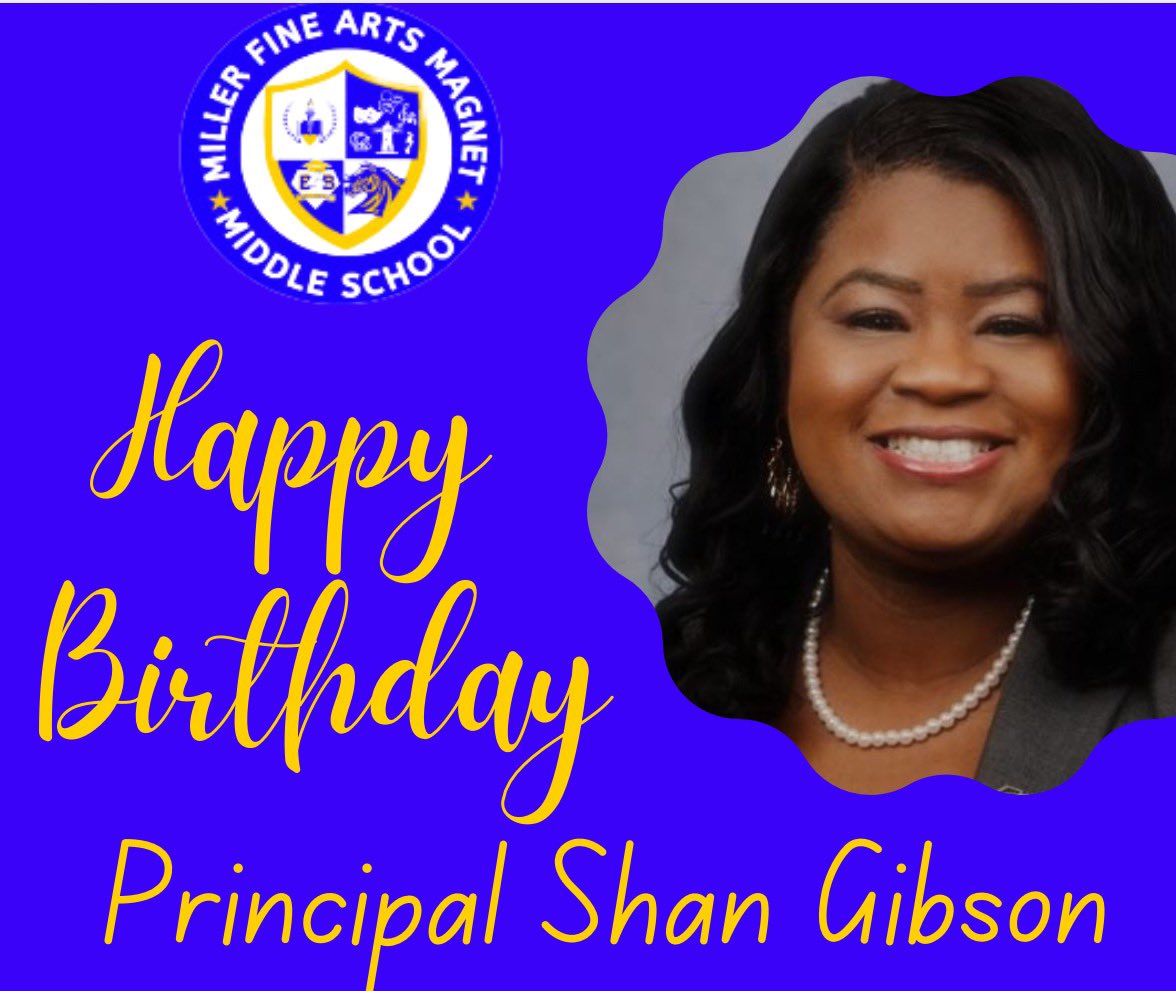 Wishing our Principal a very happy birthday!! <a href="/BibbSchools/">Bibb County Schools</a> <a href="/BibbAthletics/">Bibb Athletics</a>