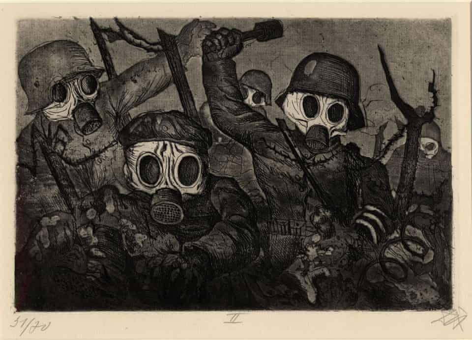 Bonesdrawstuff's tweet photo. Otto Dix's war art. https://t.co/h5Ff6KB4Xx