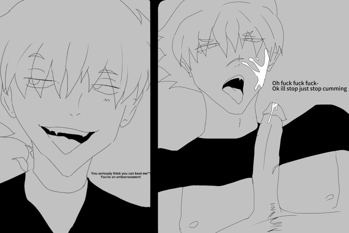 Nirosimp's tweet photo. Niro getting put in his place

(Reupload bc yes)

#gay #titjob #cum #yaoi #twink #cute  #nfsw https://t.co/9rOBUUwyJW