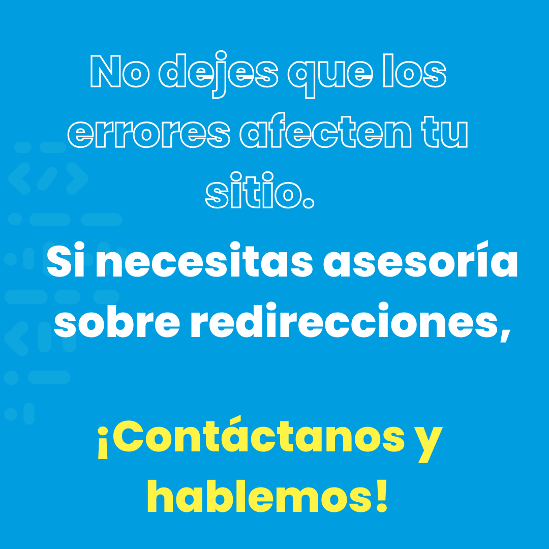 codingtel's tweet image. ¿Tienes preguntas sobre redirecciones? No dudes en contactarnos para recibir asesoría profesional y mejorar tu tráfico web.
Codingtel, transformamos tus ideas en soluciones digitales. 
#404 #erroresweb #redireccion #codingtel