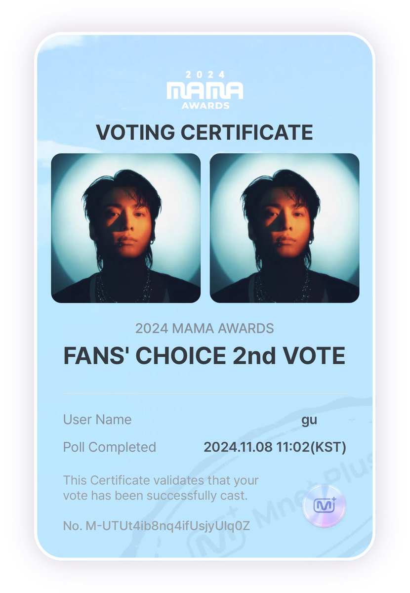 GoldenJKUnivers's tweet photo. Let’s keep supporting Jungkook!!

#jungkook #2024MAMAVOTE https://t.co/96ErPJugWY