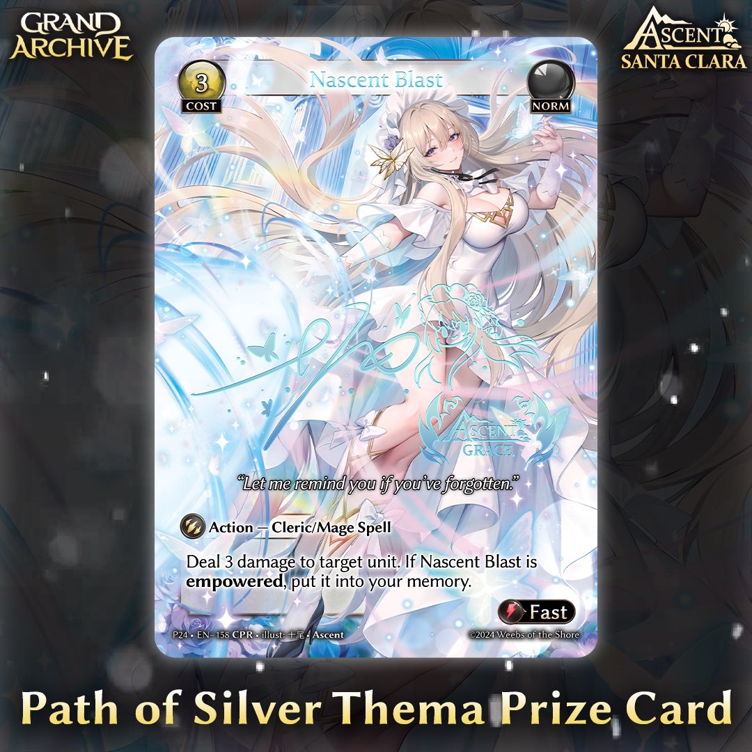 Nascent Blast Ascentプロモ grand archive Grand Archive TCG on X: