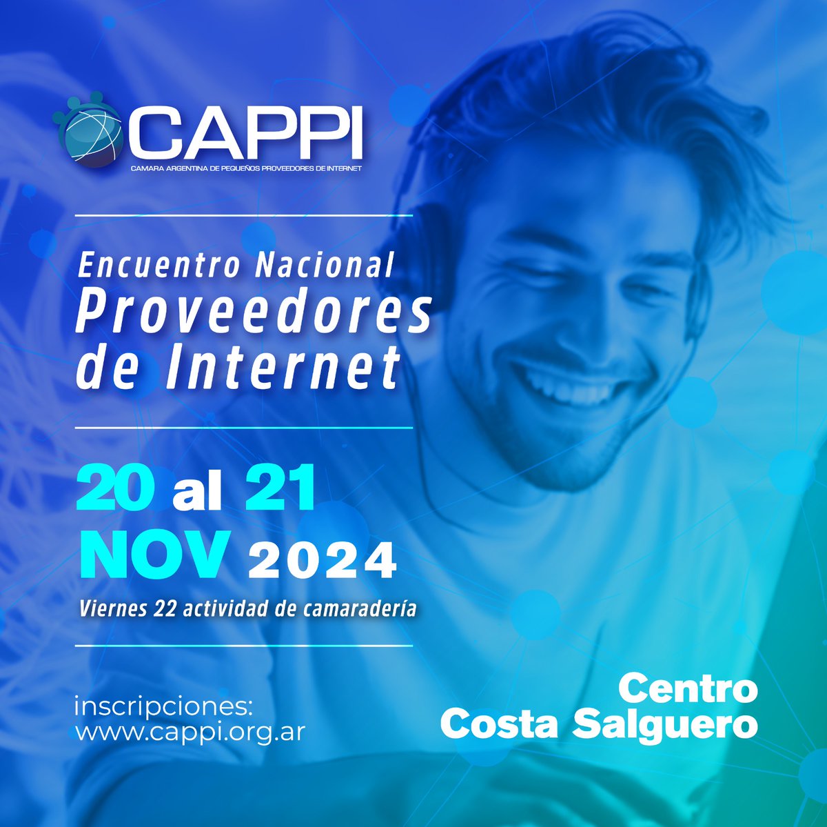ConvergenciaGrp's tweet photo. ¡Les informamos que Grupo Convergencia estará en #CAPPI 2024!
-Mariana Rodriguez Zani, CEO de la empresa, moderará un panel sobre el impacto de #Starlink.
-Además, te esperamos en el stand 65 y si querés saber cómo inscribirte, ingresá acá: https://t.co/Y3e4x7mxPX https://t.co/Gi4bbJDYM7