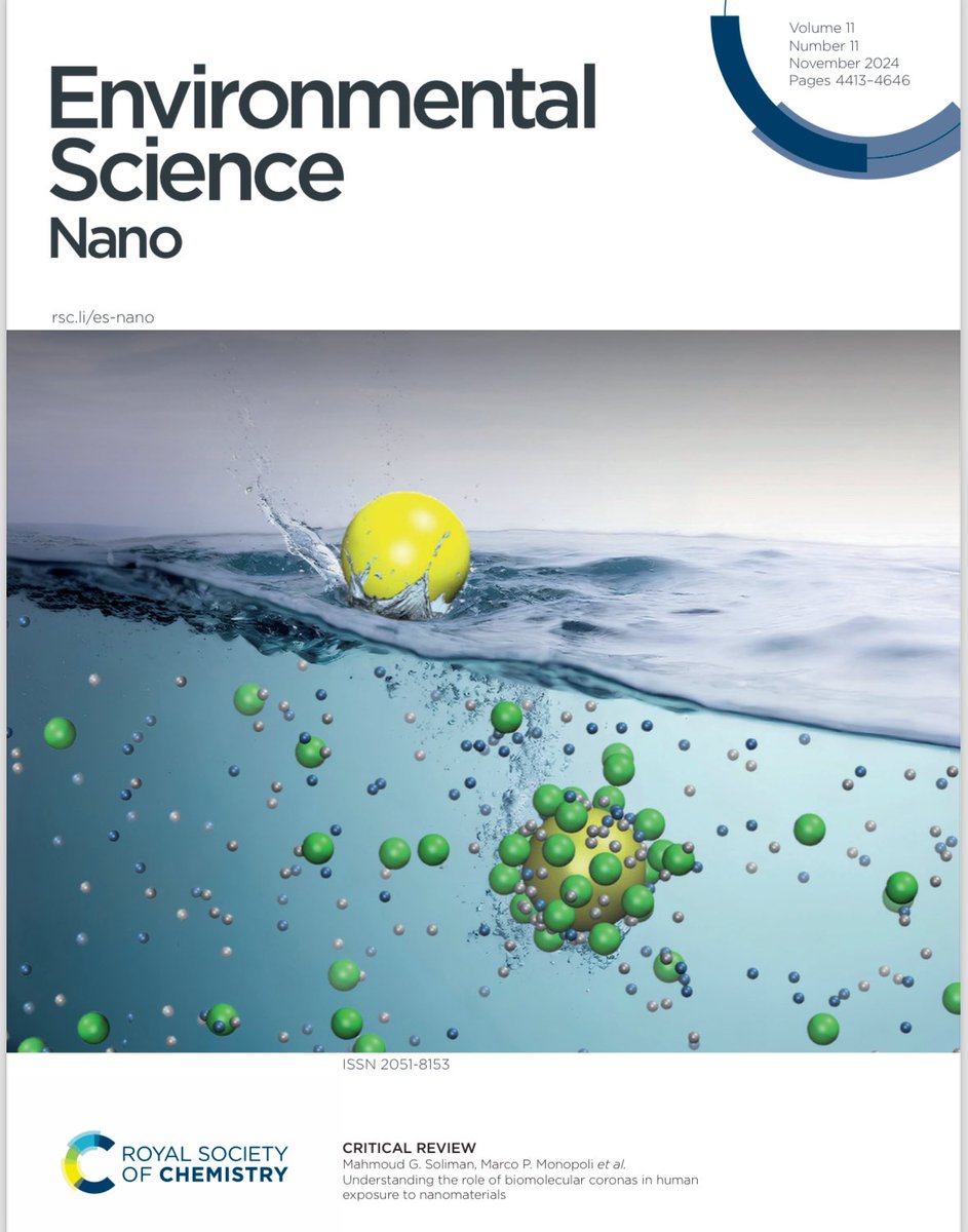 Marco Monopoli (@marco_monopoli) on Twitter photo Our review has finally been published in Environmental Science: Nano and I am delighted that it made the journal’s front cover. A very well done to my team <a href="/ChemistryRCSI/">RCSI_Chemistry</a>, our international collaborators and huge thanks to the grant agencies for fundings. pubs.rsc.org/en/content/art… Our review has finally been published in Environmental Science: Nano and I am delighted that it made the journal’s front cover. A very well done to my team <a href="/ChemistryRCSI/">RCSI_Chemistry</a>, our international collaborators and huge thanks to the grant agencies for fundings. pubs.rsc.org/en/content/art…