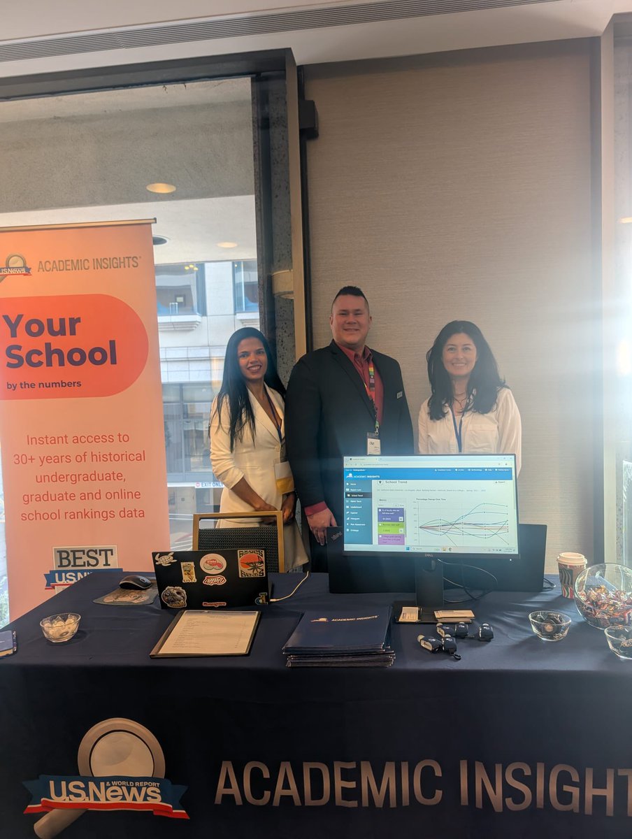 🌟 #CAIR2024 wouldn’t be the same without <a href="/USNewsEducation/">U.S. News Education</a>. Thank you for your Gold Sponsorship! Check out their booth to see what they’re all about! #IRwatercooler #highered #studentsuccess #data #datafam #institutionalresearch