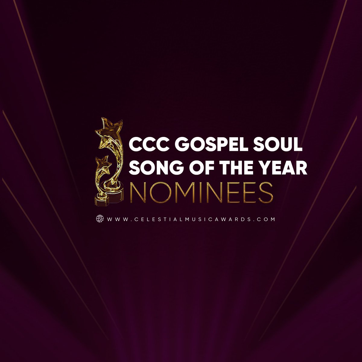 CelestialAwards's tweet photo. Meet the Nominees for CMA 2024 
- CCC GOSPEL SOUL SONG OF THE YEAR 

.
.

💫 Date: December 7th, 2024
📍 Location: The Balmoral Hall, Ikeja, Lagos (Invitation Neccessary)

#PowerInWomen #CCCWomenInMusicMonth #Celestialmusiccommunity #Gospelawards #Cma24 #realcelestial  #realcelestian #explore #realcelestian #weintheccc  #celestialheritage  #7halleluyahcelestial #ccccentralchoir  #omocelemimo🌈🌈🌈
