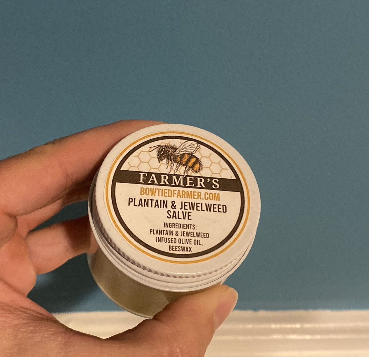 I did some yard work and got some poison Ivy over the weekend. 

Between some time in the ocean and <a href="/bowtiedfarmer/">Farmer | Making Food Real Again</a>’s salve it doesn’t itch at all.

Getchu some!