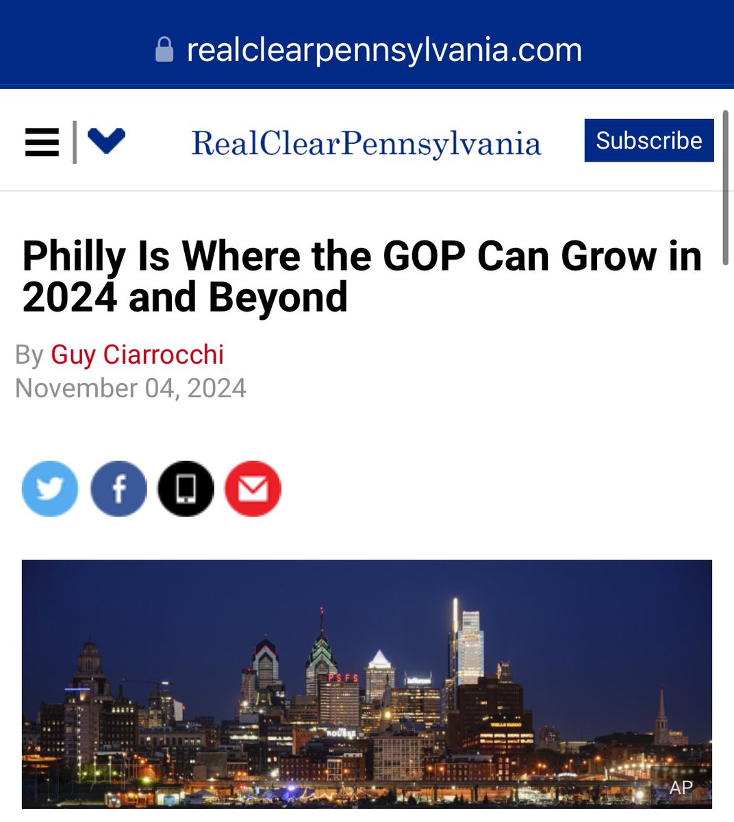 PhilaFreedomGuy's tweet photo. 🚨📻 Join me 8:00am w/@ChrisStigall @AM990TheAnswer. #Election2024–how #Trump, @DaveMcCormickPA and the ticket carried #Pennsylvania. The growth & opportunity in #Philly—& #JoePicozzi’s win. And what comes next. @EddieCaiazzo @BroadAndLiberty @RealClearPA @Liberty4pa https://t.co/567MZNkI3t