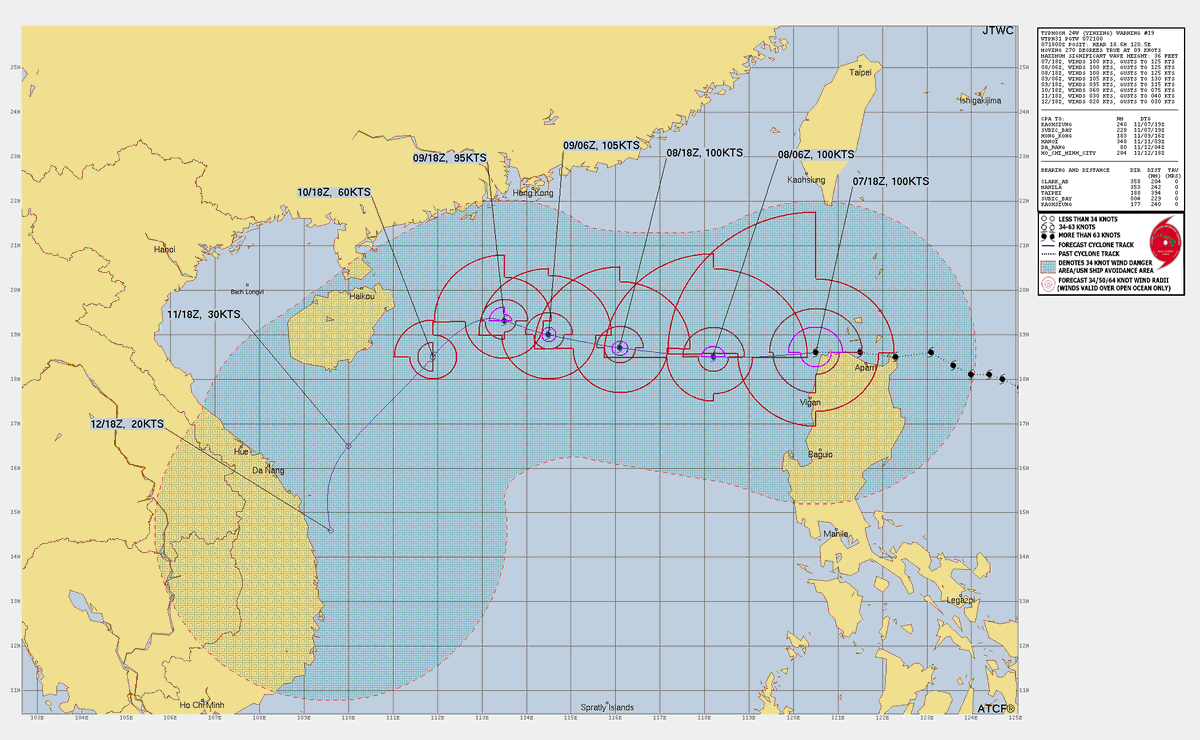 LimWeather's tweet photo. #Typhoon #Yinxing NW of N #Luzon,#Philippines after two landfalls down to 115mph C3
#Hainan,#HongKong,#Macau,W #Guangdong,S #China,C #Vietnam interests should now watch closely!
#Wxtwitter #Wxx #ε°ι’¨22ε· #MarcePH #Hue #DaNang #Sanya #TyphoonYinxing https://t.co/WtHmnnMSUb